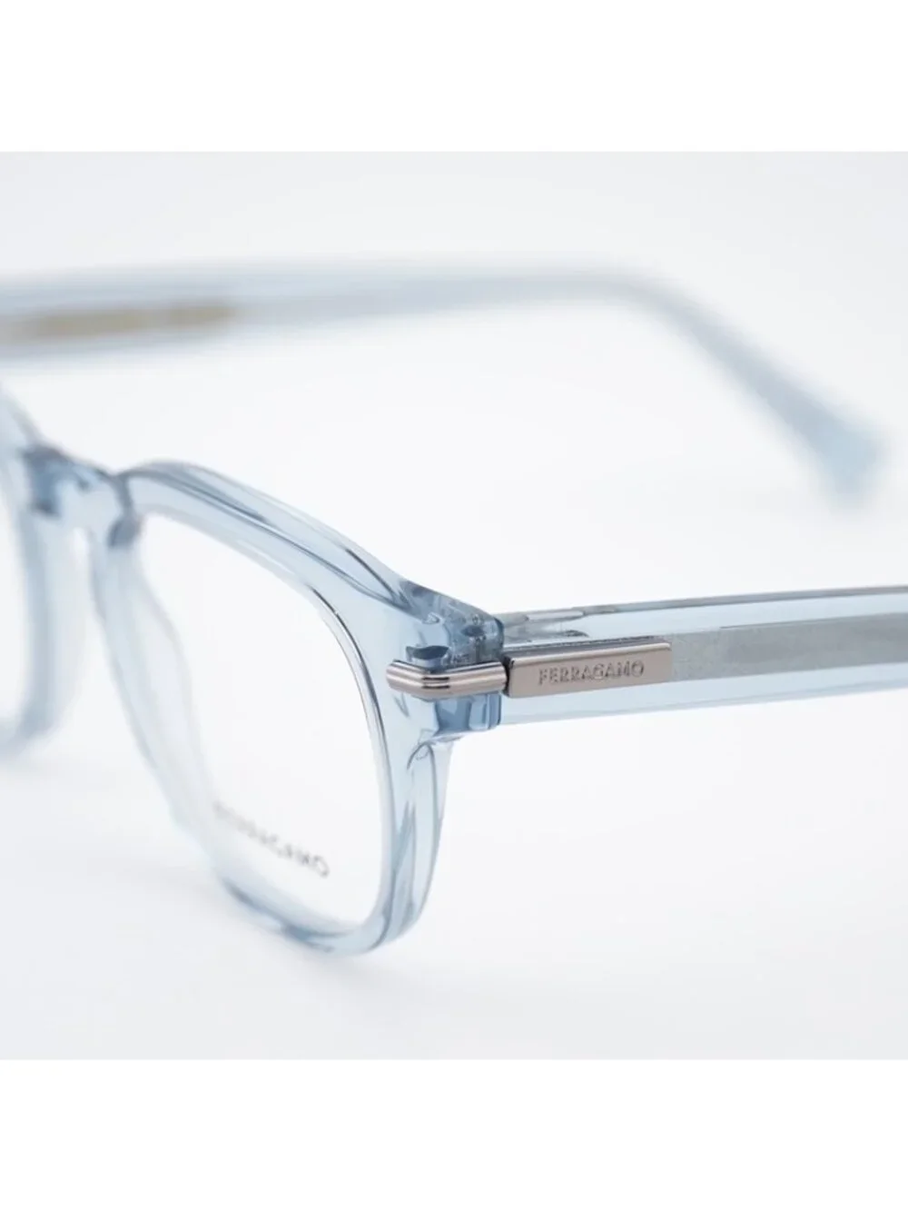 Salvatore Ferragamo SF3033 450 Eyeglasses Azure 50mm Square Frame